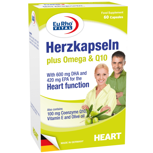 EuRho Vital Herzkapseln plus Omega-3 & Q10