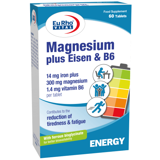 EuRho Vital Magnesium plus Eisen & B6