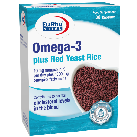 EuRho Vital Omega-3 plus Red Yeast Rice